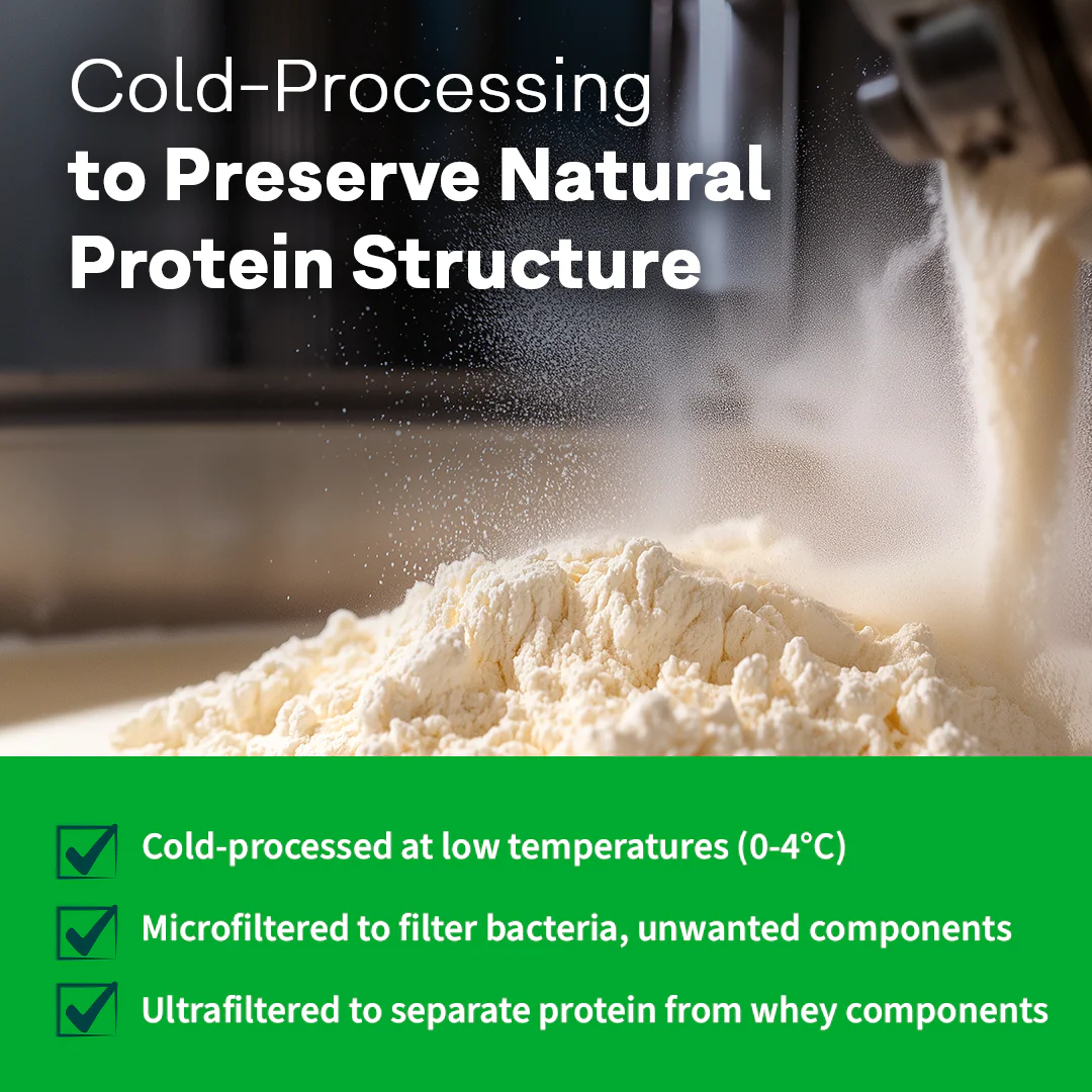 Clean Whey Concentrate| 27g Protein | Cold-Processed - Image 6