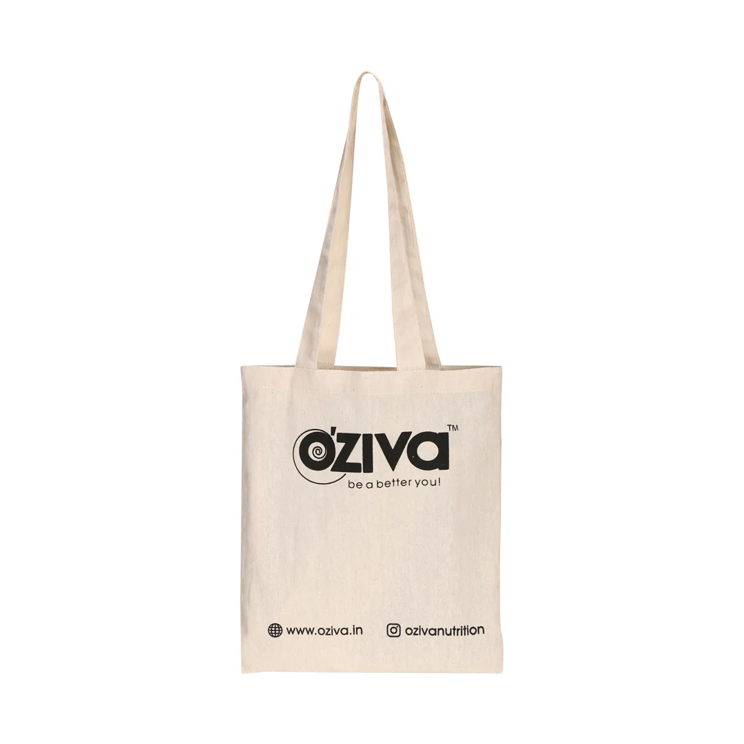 Ecofriendly Canvas Tote Bag, Beige - Image 4